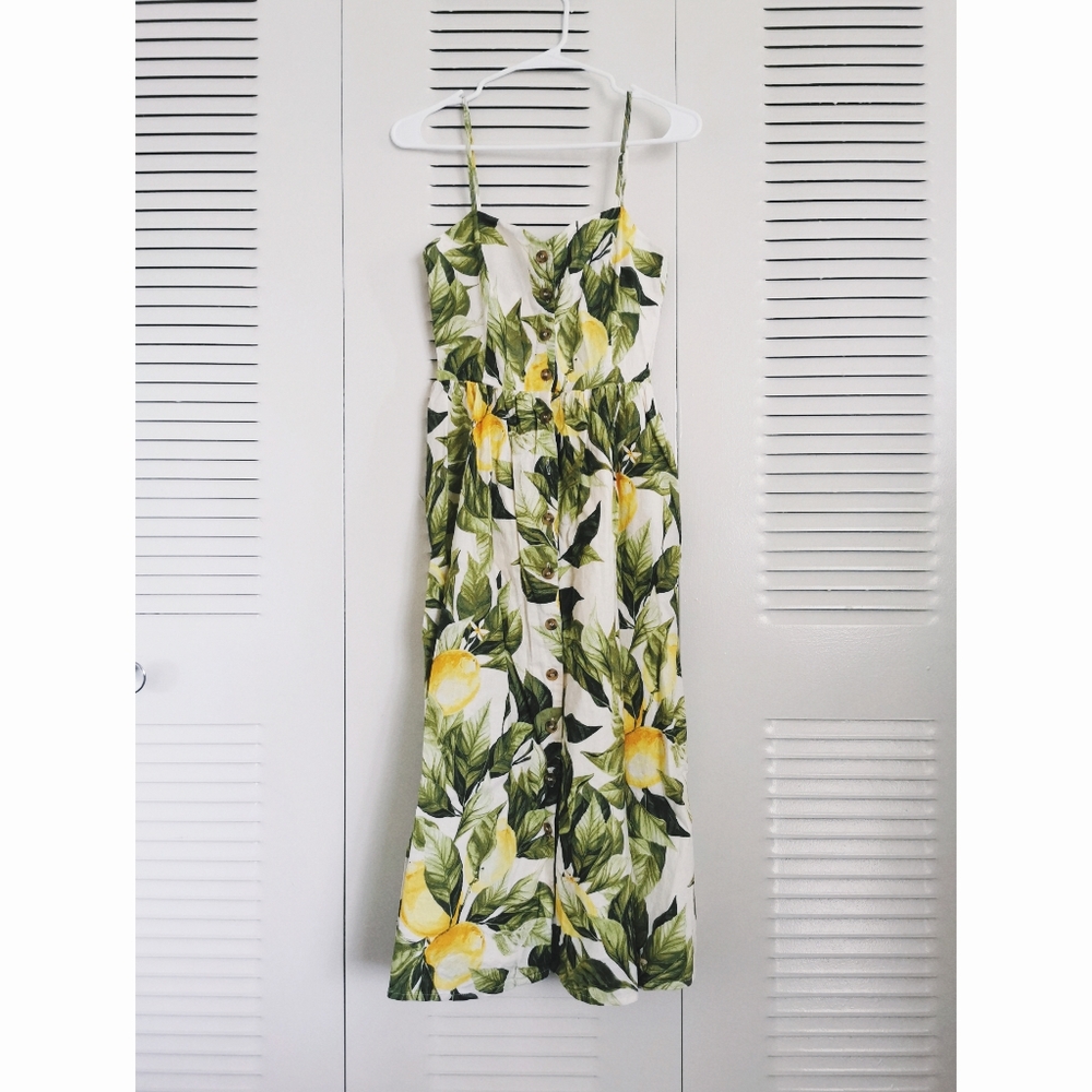 H&M Lemon Pattern One-piece